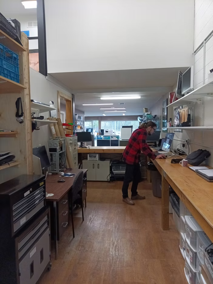Personal Computer Terminal expert technician diagnosing computer hardware