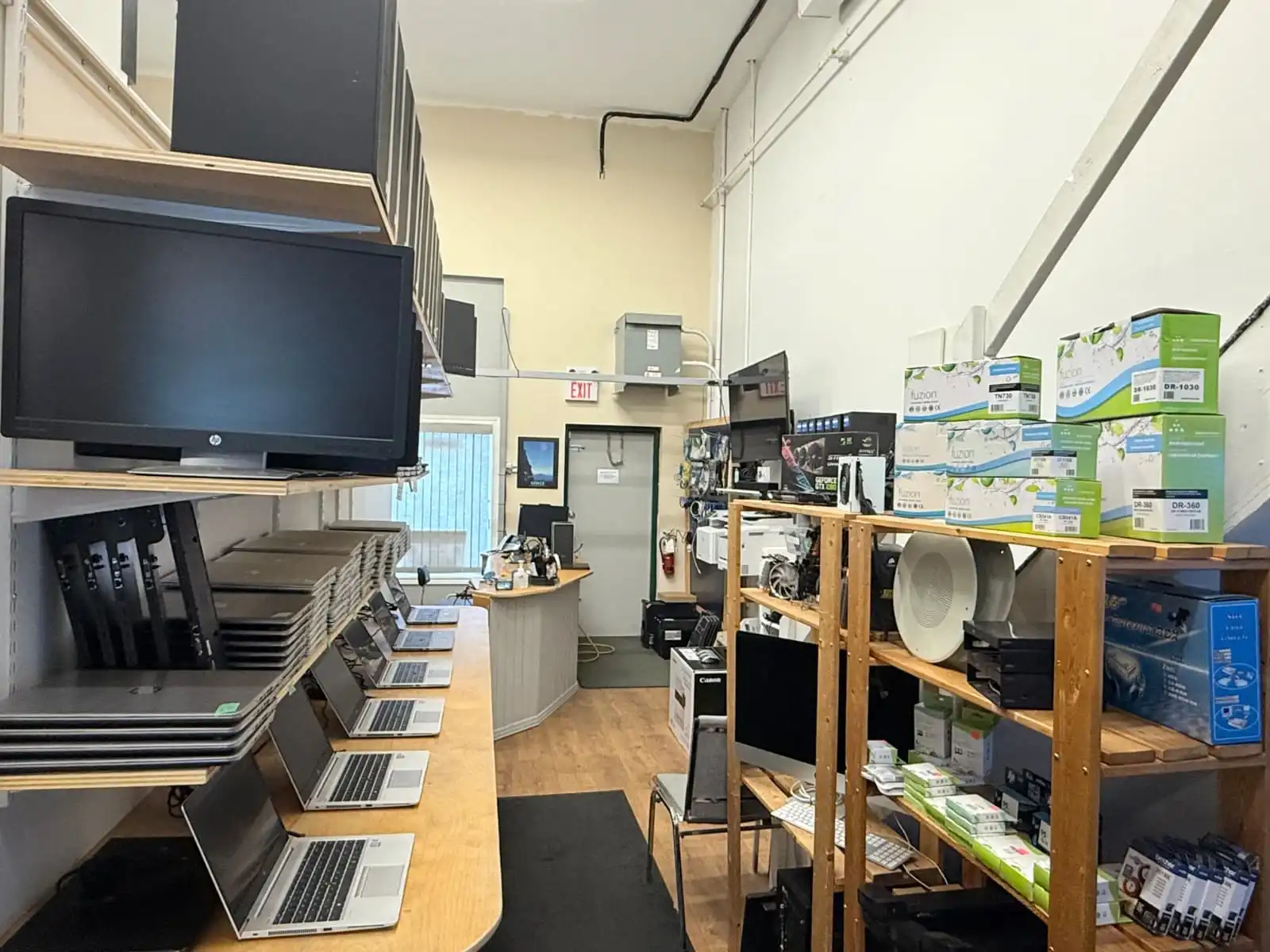PCT Brantford fully equipped repair workshop and workbench